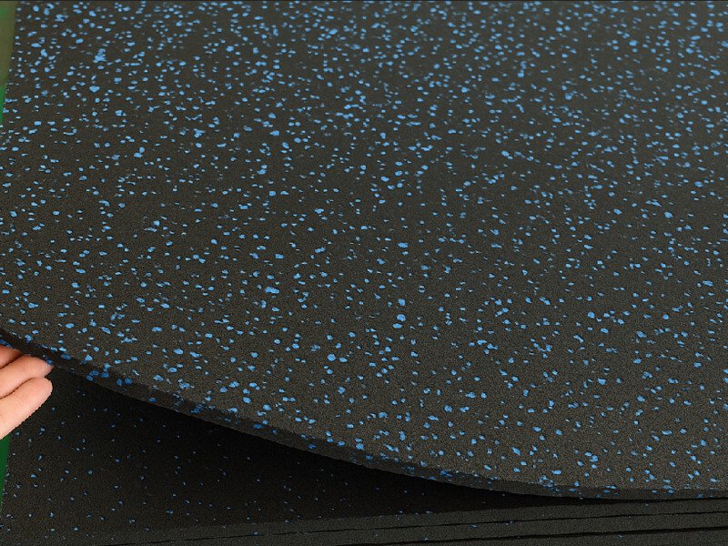 Soundproof flooring system diagram